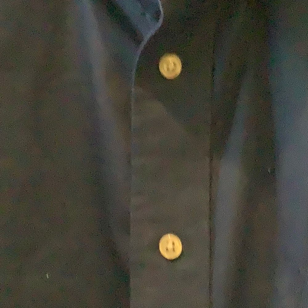 🌹Men Dress short Blue color Size L just like New. Has never been worn. - Picture 7 of 9